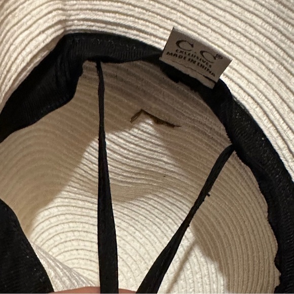 Charming Charlie Bride Floppy Beach Hat Women's OS - Picture 5 of 6